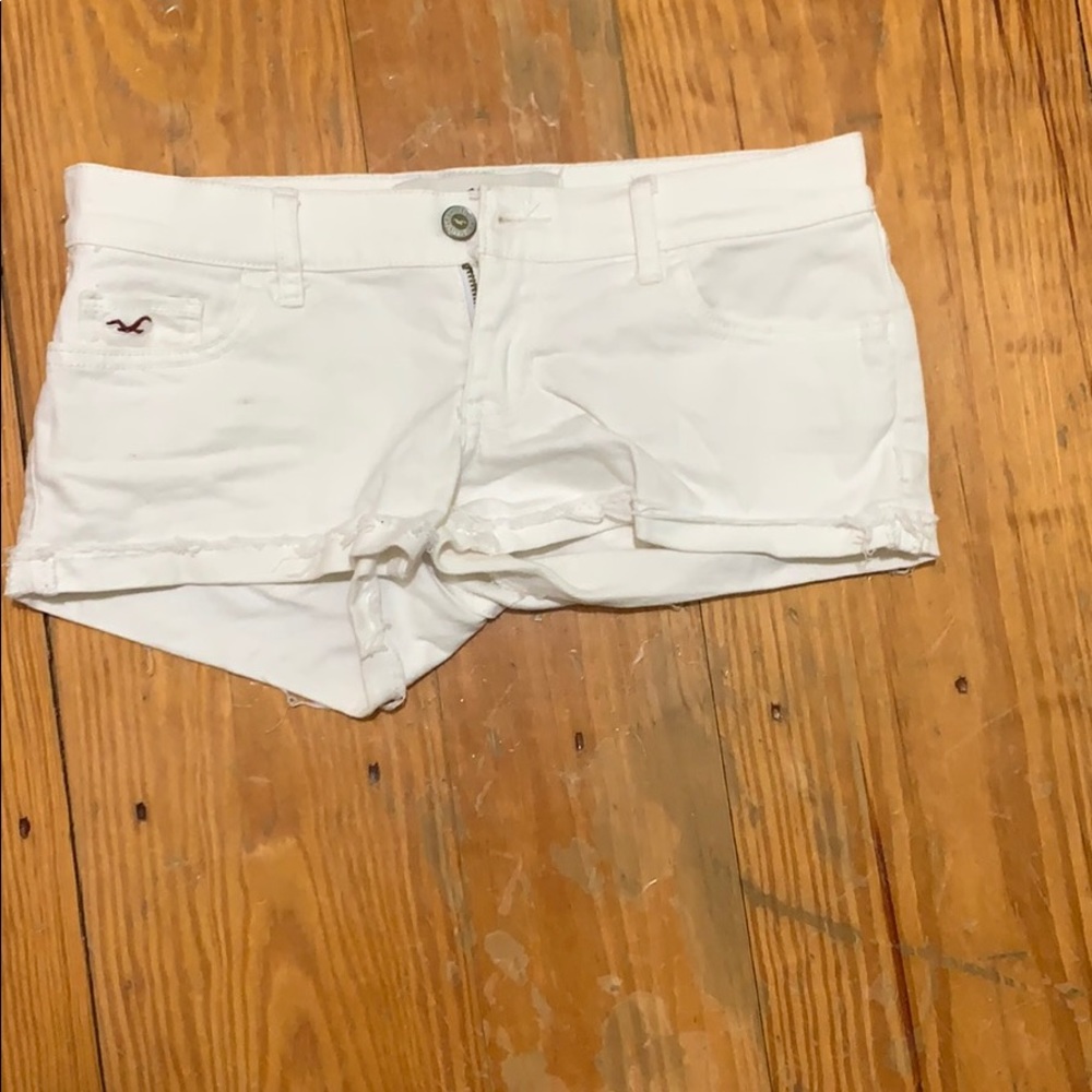 white short shorts